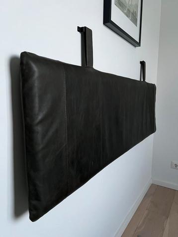 Nahka hoofdbord of kussen 160x50 cm - kleur donkergroen beschikbaar voor biedingen
