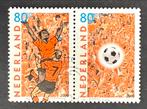 EK voetbal 2000 oranjefans 1888/1889 -3, Postzegels en Munten, Postzegels | Nederland, Ophalen of Verzenden, Na 1940, Gestempeld