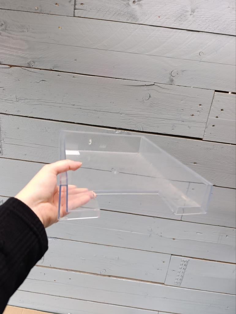 Transparante papier houder, Ophalen of Verzenden, Gebruikt