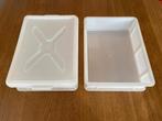 Te koop twee stapelbare deegkratten met een deksel, Ophalen of Verzenden, Zo goed als nieuw