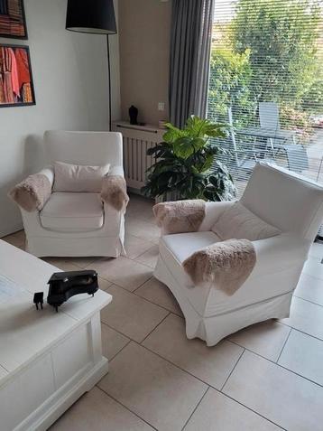 2 witte Ikea Ektorp Jennyland fauteuils - afbeelding 1