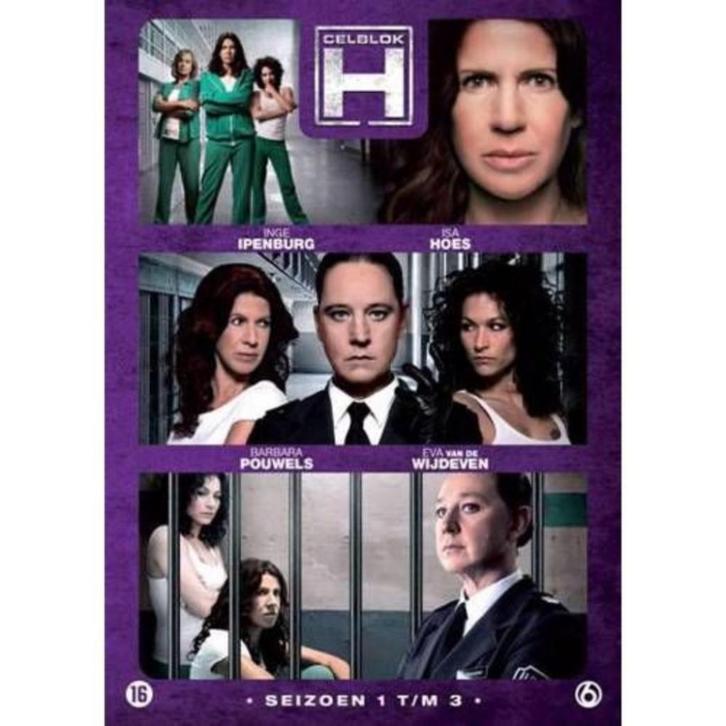Celblok H - Seizoen 1 t/m 3 , Sealed en Origineel 8 dvd box, Cd's en Dvd's, Dvd's | Tv en Series, Nieuw in verpakking, Drama, Boxset