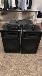 Speakers met versterker, Zo goed als nieuw, 120 watt of meer, Front, Rear of Stereo speakers, Ophalen