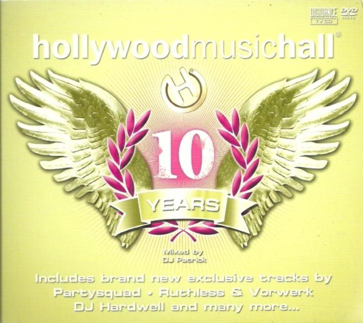 cd van DJ Patrick – 10 Years Hollywood Music Hall [CD en DVD, Cd's en Dvd's, Cd's | Dance en House, Zo goed als nieuw, Verzenden