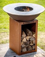 Plancha BBQ, Corten Staal - Made in Belgium - Tiger Fire, Ophalen of Verzenden, Nieuw, Tiger Fire, Met accessoires