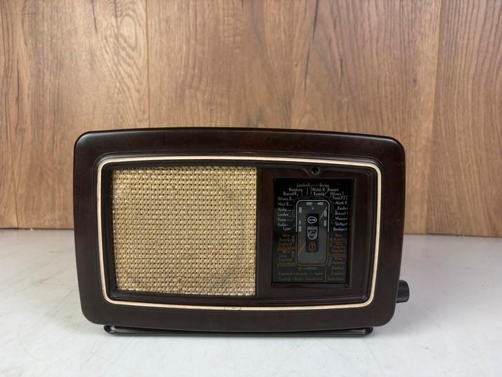 Philips 203U Bakeliet Buizenradio - Nette staat, Antiek en Kunst, Antiek | Tv's en Audio, Ophalen