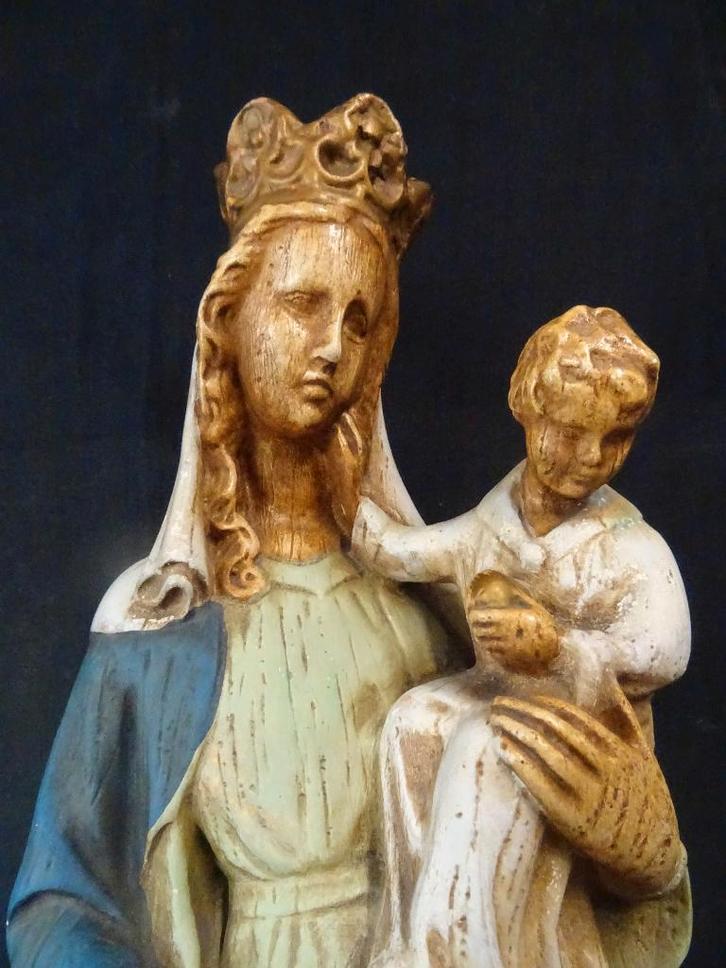 100096=Maria van Vlaanderen.281, Antiek en Kunst, Antiek | Religie, Ophalen of Verzenden