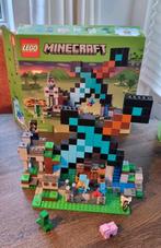 Lego Minecraft The Sword outpost 21244, Ophalen, Zo goed als nieuw