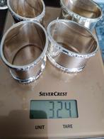 4 vintage zilveren servetringen gemerkt gewicht 324 gram, Antiek en Kunst, Antiek | Goud en Zilver, Ophalen, Zilver