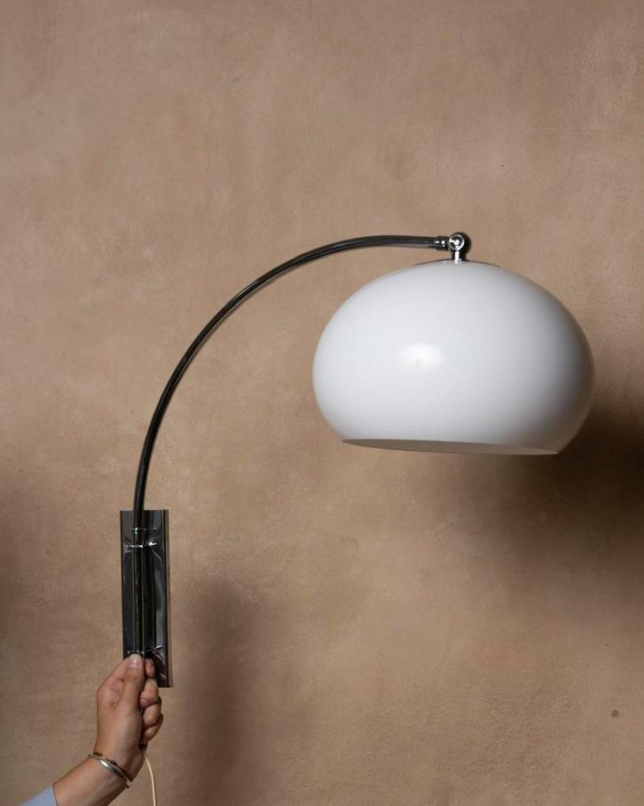 Dijkstra vintage wandlamp mushroom, Huis en Inrichting, Lampen | Wandlampen, Zo goed als nieuw, Kunststof, Ophalen