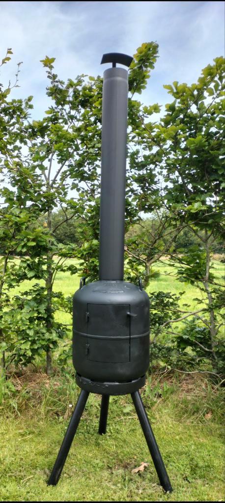 Tuinhaard gemaakt van gasflessen, Tuin en Terras, Tuinhaarden, Nieuw, Ophalen of Verzenden