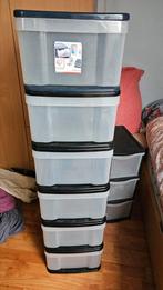 IRIS box 32x41x22 cm 6 stuks stapelbaar, Ophalen, Zo goed als nieuw