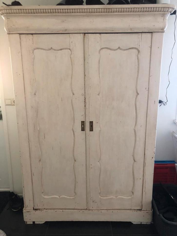 Oud grenen meidenkast, Antiek en Kunst, Antiek | Meubels | Kasten, Ophalen