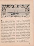 zeevisscherij oud artikel, Verzamelen, Foto's en Prenten, Ophalen of Verzenden, Voor 1940, Gebruikt, Overige onderwerpen