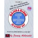 Aebersold Major & Minor in every key incl. CD's (deel 24), Klarinet, Les of Cursus, Nieuw, Ophalen of Verzenden