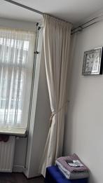 Gordijnen incl rails, Huis en Inrichting, Stoffering | Gordijnen en Lamellen, Ophalen of Verzenden, Zo goed als nieuw, 200 cm of meer