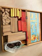 Oud houten constructie speelgoed in doos, Ophalen of Verzenden, Gebruikt, Overige merken