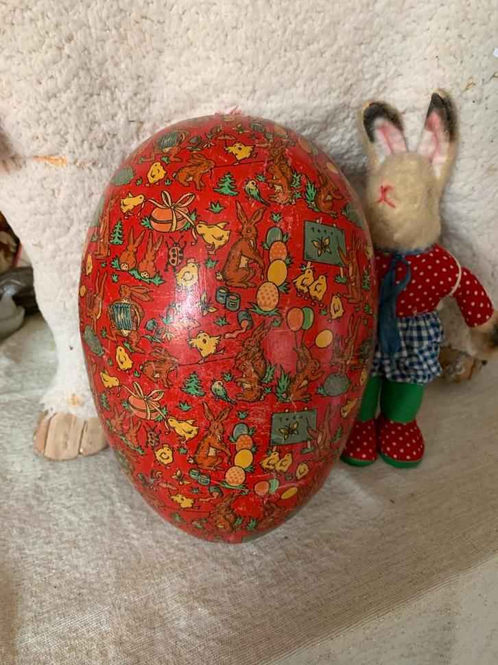 #pasen groot Paasei candycontainer, Diversen, Pasen, Gebruikt, Ophalen of Verzenden