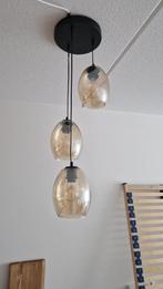 Hanglamp van rookglas, Ophalen, Rookglas, 75 cm of meer, Glas