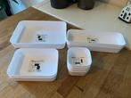 Diverse opbergbakjes (wit), Ophalen of Verzenden, Nieuw