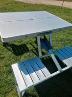 Bo camp inklapbare picknicktafel, Tuin en Terras, Picknicktafels, Ophalen of Verzenden, Zo goed als nieuw, Rechthoekig, Aluminium