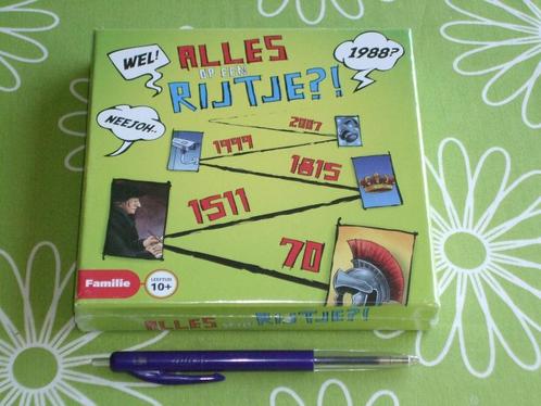 Nieuw in seal: Alles op een rijtje - leerzaam familiespel, Hobby en Vrije tijd, Gezelschapsspellen | Overige, Nieuw, Een of twee spelers