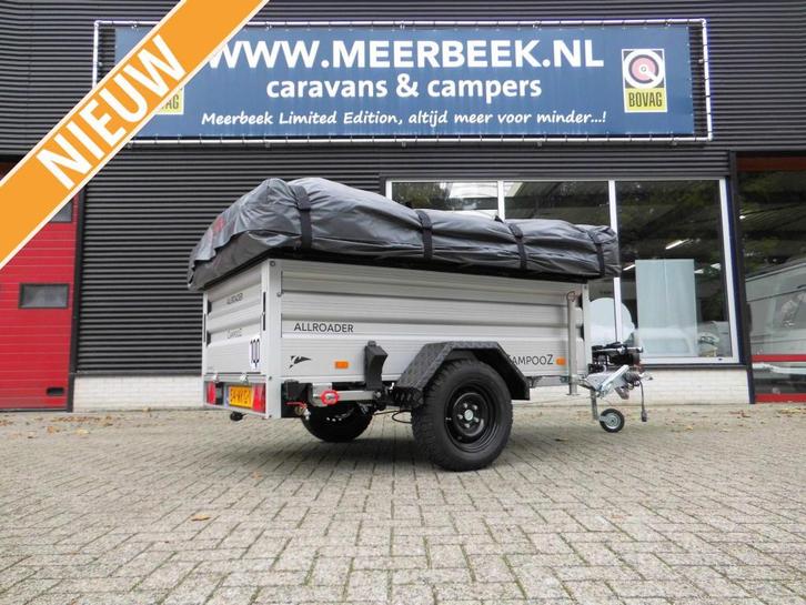 Campooz Lazy Jack ALLROADER 1.000kg as / NIEUW 2024 !!!, Caravans en Kamperen, Vouwwagens, Campooz, tot en met 4