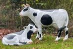 Levensechte Polyester Koe Beelden Staand & Liggend Topstaat, Tuin en Terras, Tuinbeelden, Ophalen, Nieuw, Kunststof