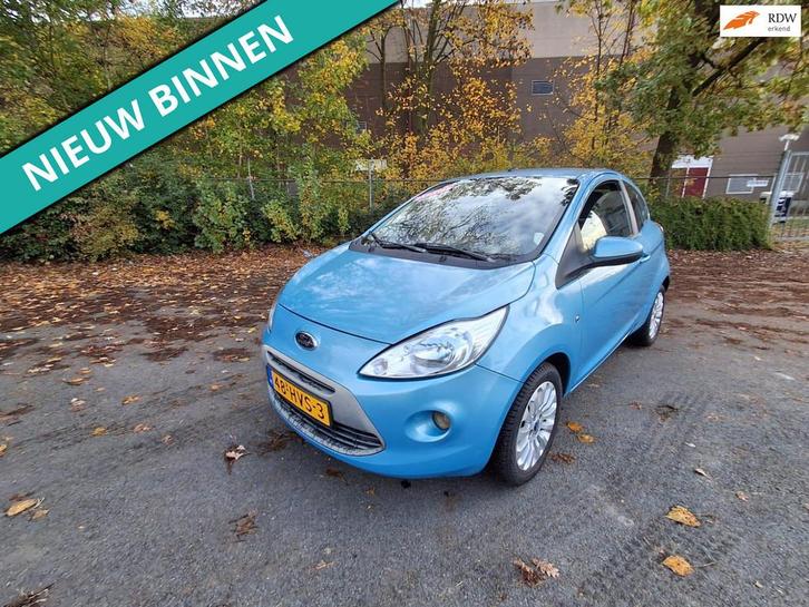 Ford Ka 1.2 Titanium LEUKE AUTO RIJDT EN SCHAKELT GOED, Auto's, Ford, Bedrijf, Te koop, Ka, ABS, Airbags, Airconditioning, Boordcomputer