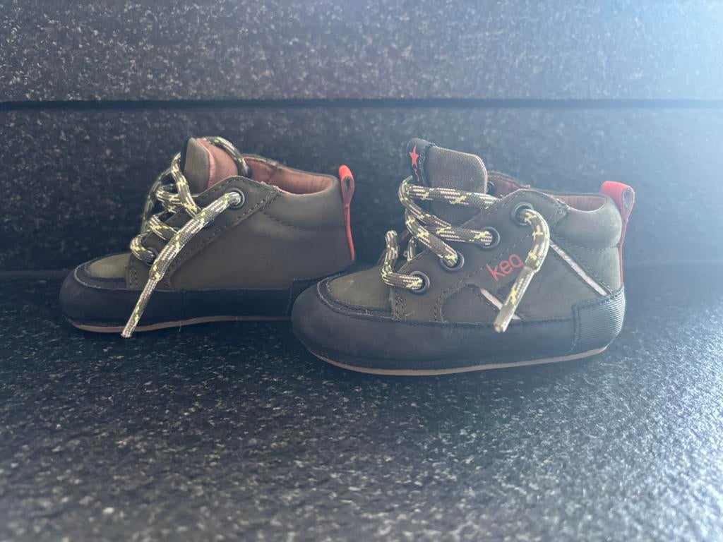 Keq flexibele babyschoentjes maat 20, Schoentjes, Jongetje of Meisje, Ophalen of Verzenden, Zo goed als nieuw