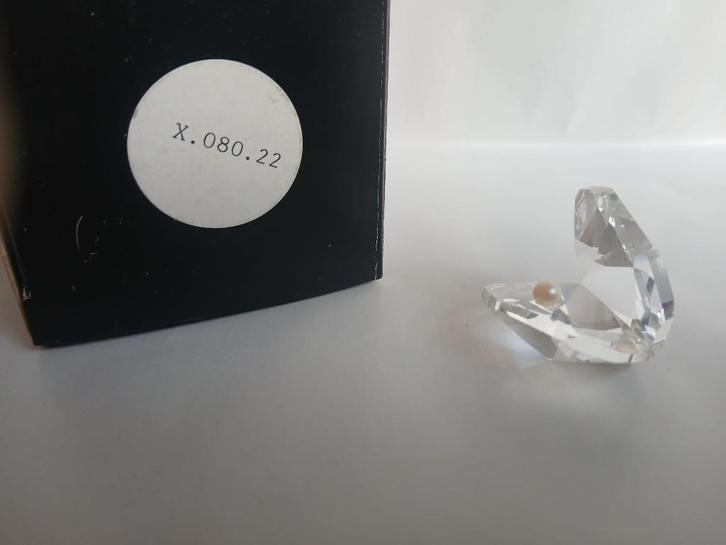 Goldina Art Collection kristallen oesterschelp met parel, Antiek en Kunst, Curiosa en Brocante, Ophalen of Verzenden