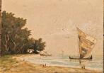 Indonesie, olieverf op doek, gesigneerd, Ophalen of Verzenden
