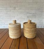 Prachtige Marokkaanse berber bohemian handgemaakte manden, Ophalen of Verzenden, Nieuw, Mand