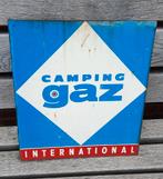 Camping gaz'reclame bord'dubbelzijdig'gevel bord, Ophalen of Verzenden