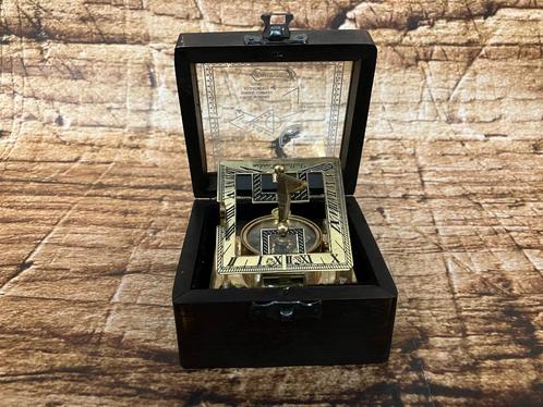Sundial kompas Dollond London 1872., Antiek en Kunst, Curiosa en Brocante, Ophalen of Verzenden