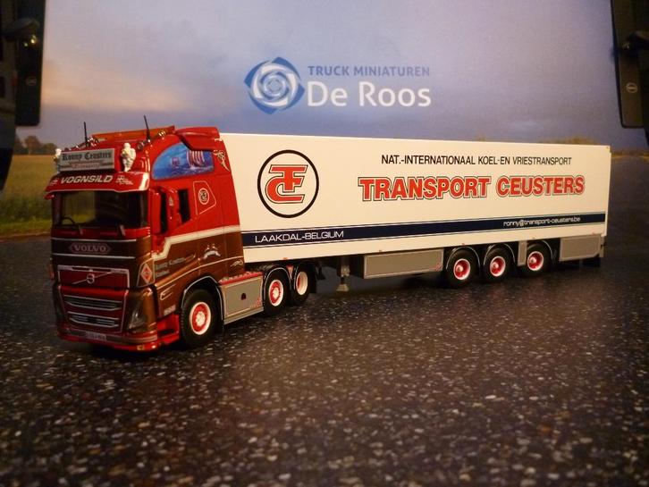 Tekno Volvo FH5 Ronny Ceusters met certificaat, Hobby en Vrije tijd, Modelauto's | 1:50, Nieuw, Bus of Vrachtwagen, Tekno, Ophalen of Verzenden
