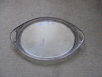 ZILVEREN DIENBLAD ovaal  nederland beschikbaar voor biedingen