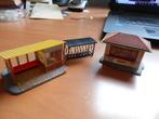 modelspoor HO kiosk, bushalte en fietsenrek, Hobby en Vrije tijd, Modeltreinen | H0, Overige merken, Gebruikt, Gelijkstroom of Wisselstroom