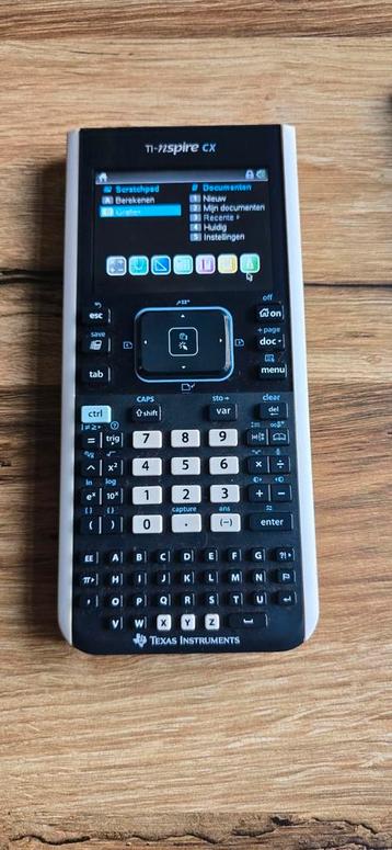 Texas instruments nspire cx beschikbaar voor biedingen