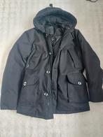 Zwarte Airforce jas met visgraat motief - Luxe uitvoering, Airforce, Zwart, Maat 42/44 (L), Ophalen of Verzenden