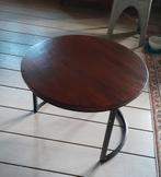Te koop: rond bijzet tafeltje, Ophalen, Hout