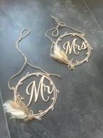 Stoelhangers bruiloft, Hobby en Vrije tijd, Feestartikelen, Ophalen of Verzenden, Zo goed als nieuw, Geboorte of Huwelijk