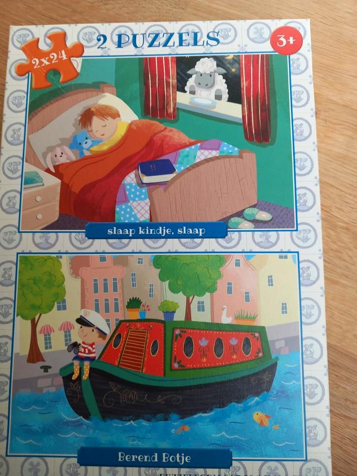 2 Puzzels - Berend Botje & Slaap Kindje Slaap, Kinderen en Baby's, Speelgoed | Kinderpuzzels, Zo goed als nieuw, 2 tot 4 jaar