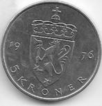 5  kronen   1976  Noorwegen. km. 420, Postzegels en Munten, Munten | Europa | Niet-Euromunten, Ophalen of Verzenden, Overige landen