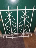 Raamhekken 2 stuks voor op voordeur h 78 br 74 zwaar ijzer, Ophalen, Binnendeur, Minder dan 200 cm