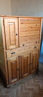 Antieke computer kast, Ophalen of Verzenden, Zo goed als nieuw, 70 tot 120 cm, 120 tot 170 cm