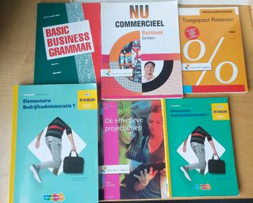 6 studieboeken Economie, Bedrijfskunde, Projectmanagement