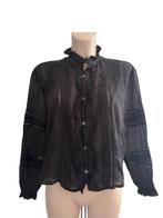Isabel Marant blouse M, Kleding | Dames, Blouses en Tunieken, Isabel Marant, Zwart, Ophalen of Verzenden, Zo goed als nieuw