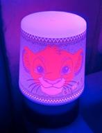 Simba nachtlampje Lion King, Ophalen of Verzenden, Zo goed als nieuw, Wanddecoratie