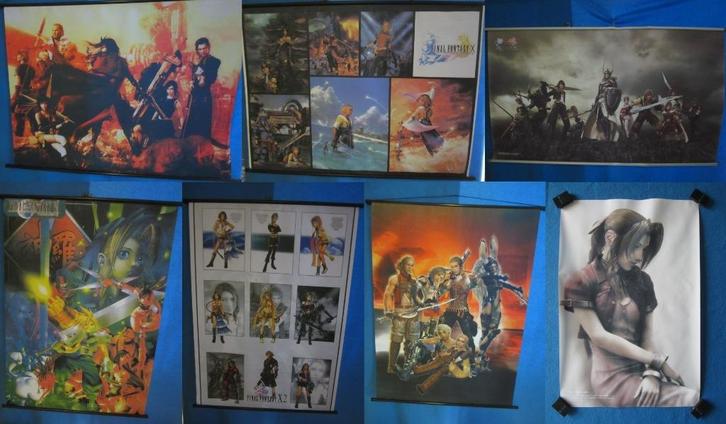 Game Poster Wall Scroll Final Fantasy, Verzamelen, Posters, Zo goed als nieuw, Ophalen of Verzenden